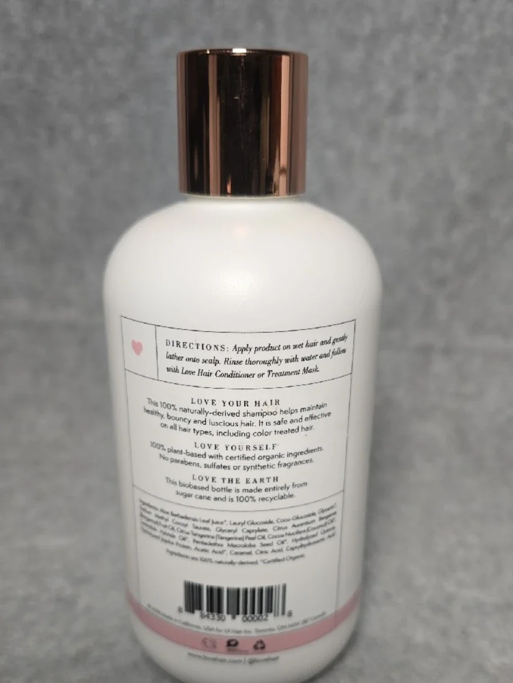 Love Hair Revitalizing Shampoo, Nourishing Treatment Mask and Nourishing Oil